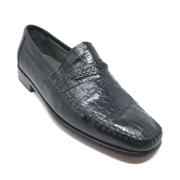 Florsheim Loafers Shoes Size 10 3E Black Alligator main image 8